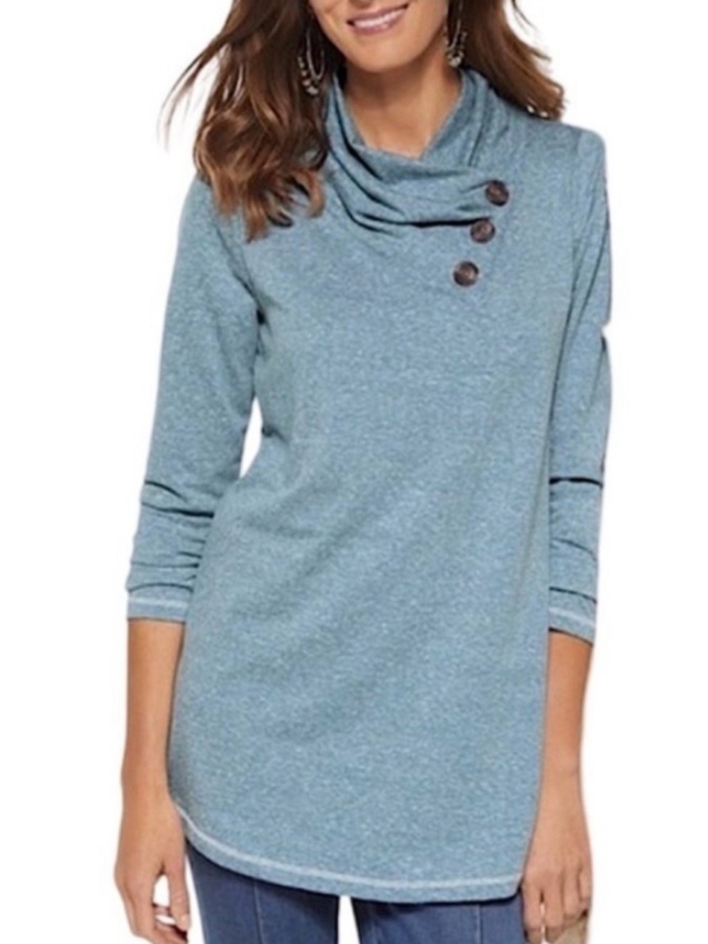 Soft Surroundings Brinley cowl neck Tunic